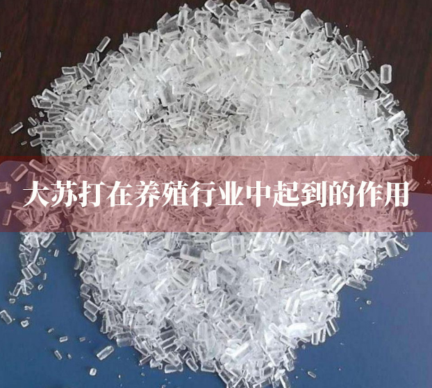 大蘇打在養(yǎng)殖行業(yè)中起到的作用